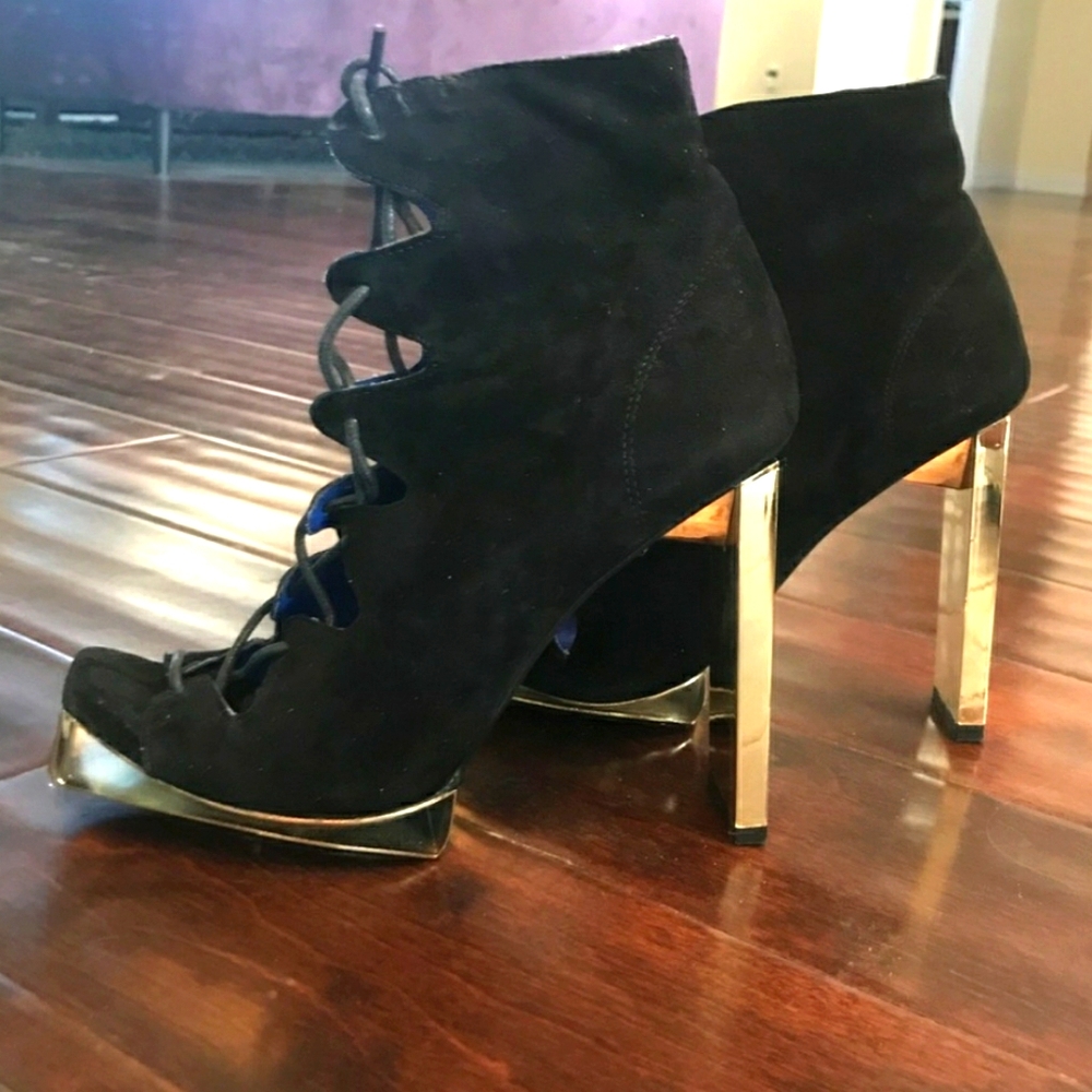 Jeffrey Campbell Garza Laceup Platform Bootie